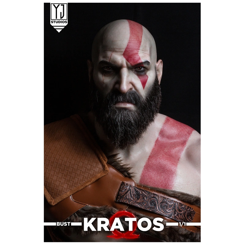 yjstudios – God of War 4 Kratos 1:1 Büste