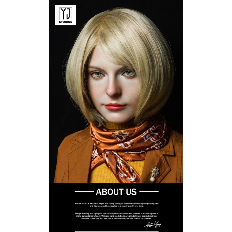 YJStudios Resident Evil 4 Remake 1:1 Büste von Ashley Graham