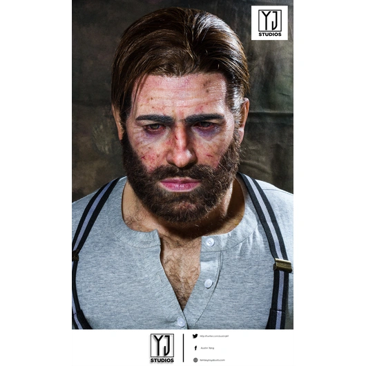 YJStudios Red Dead Redemption 2 Arthur Morgan sick version 1:1 Bust