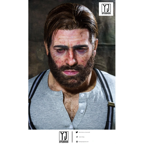 YJStudios Red Dead Redemption 2 Arthur Morgan sick version 1:1 Bust