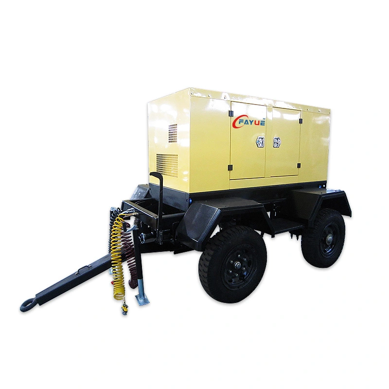 60KVA Prime Power Mobile Trailer Generator with Cummins Engine 