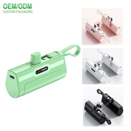 5000mAh Portable Wireless Power Bank Capsule Magnetic Quick Charger