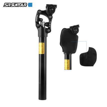 Sr Suntour Mountain Bike Suspension Seat Post Bicycle Shock Absorber Quick Release Clamp for 35cm Alloy Tube 27.2-33.9mm