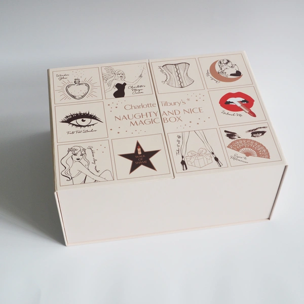 Passen Sie eine Weihnachtsglücksbox, eine Geschenkbox mit 12 Schubladen an