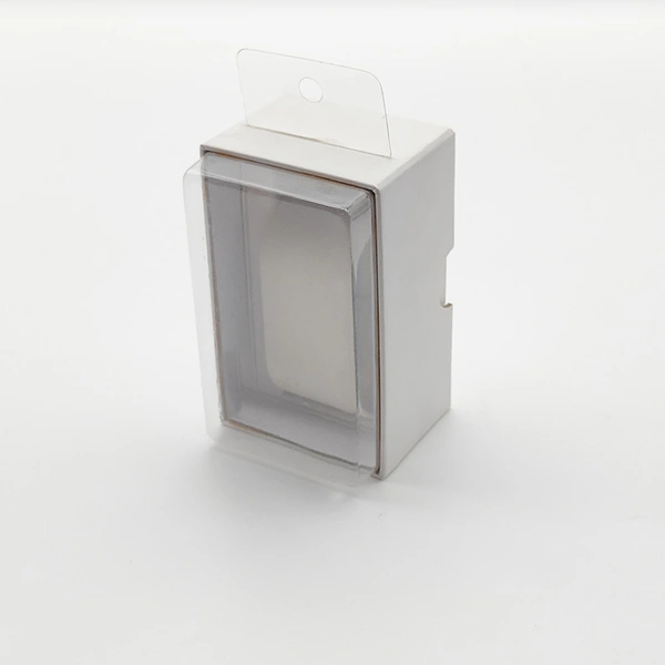 Watch box packaging in supermarket, hook watch box