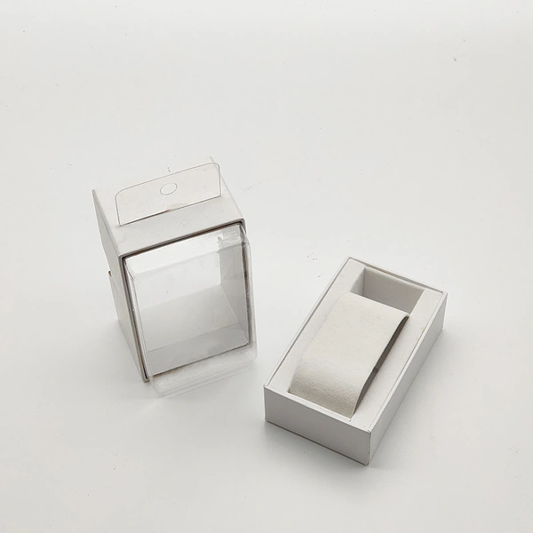 Watch box packaging in supermarket, hook watch box