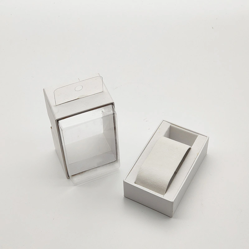Watch box packaging in supermarket, hook watch box