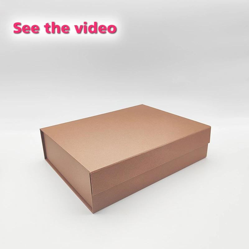 personnaliser une boîte cadeau pliante à faible coût logistique  