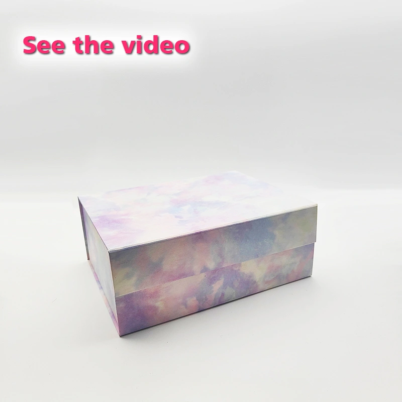 personnaliser une boîte cadeau pliante à faible coût logistique