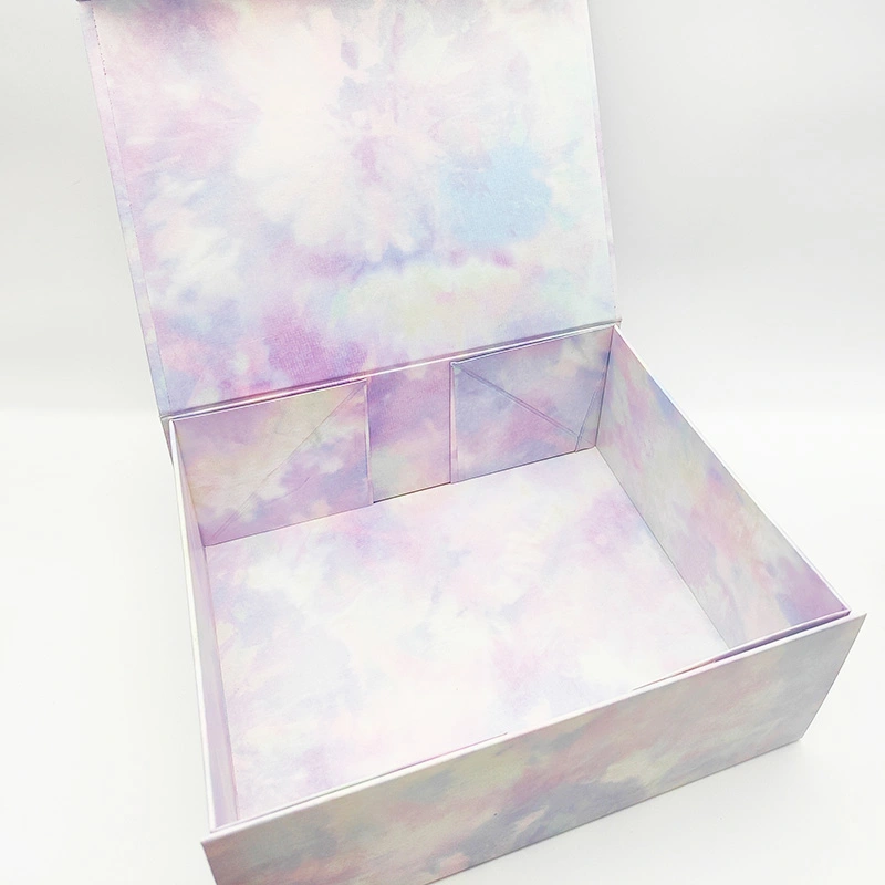 personnaliser une boîte cadeau pliante à faible coût logistique