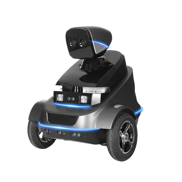 Smart Home Security Autonomous Mobile Robot with Various Indoor Vision Sensors and Automatic Alarm Warning Patrol Roboter
