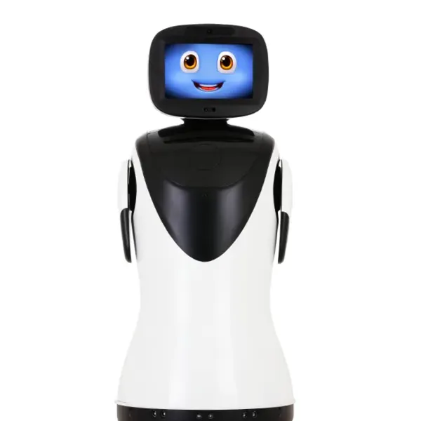 Business Intelligent Interaction Welcome Transformer Robot Face Recognition Chat Reception Dancing Robot for Commercial Use