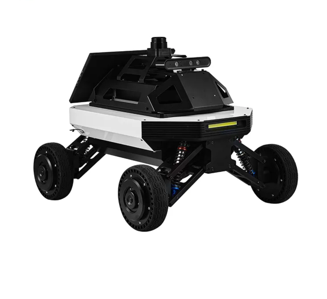 Autonomous 4-Wheel Robot Platform Educational Unmanned UGV Chassis Service Robots