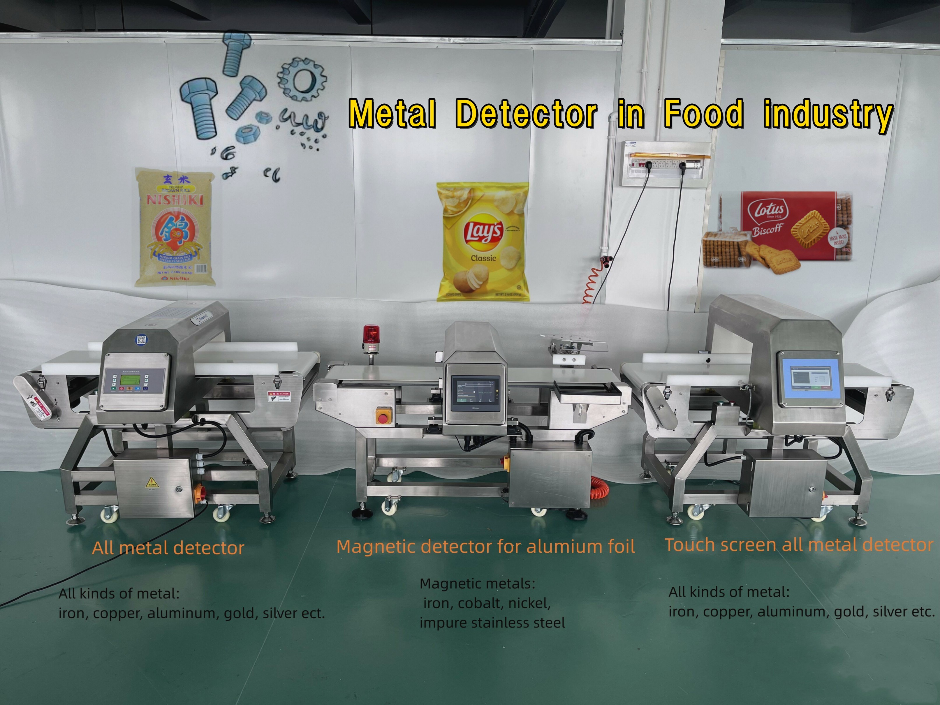 X-ray inspection VS metal detector difference, advantage and disadvantage.