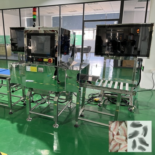 Production of fillet special X-ray fishbone detection machine, completely realize the fishbone "zero" residue