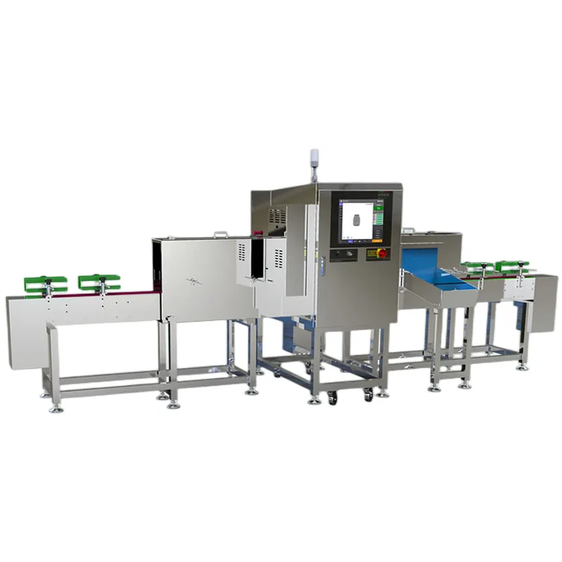 standing filled bottles x-ray inspection