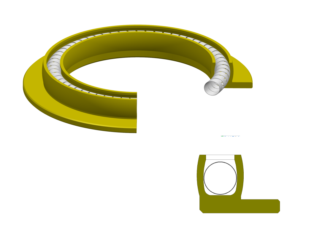Development status of rotary shaft lip seal ring