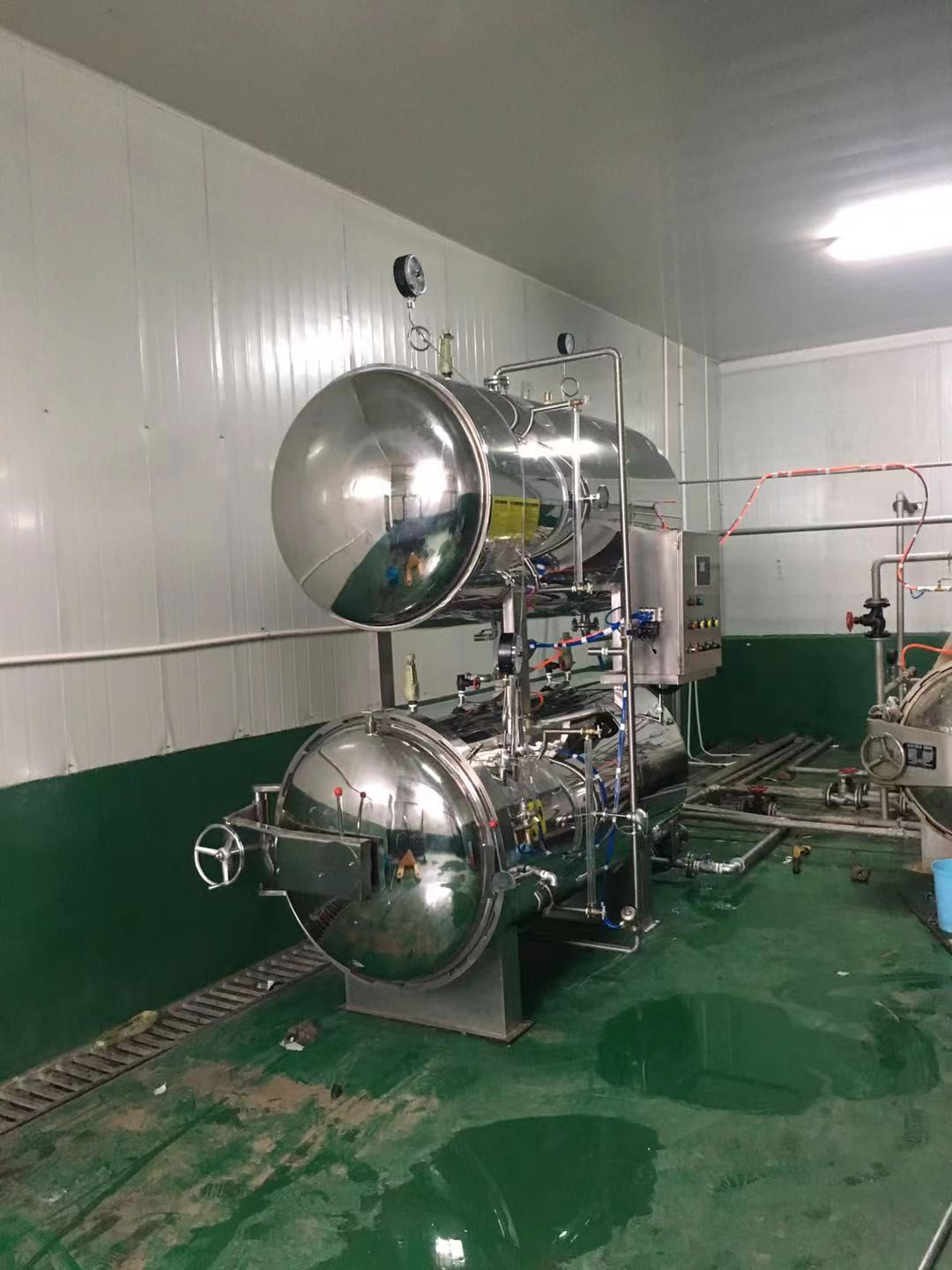 معقم معقم غذائي يتم شحنه للعميل الكوري في عام 2021