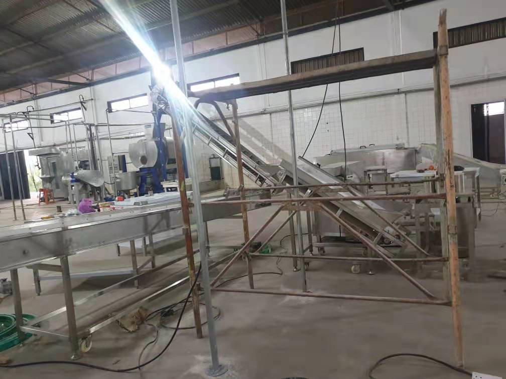 Ligne de production d'ananas en conserve 2020 ghana 1 t / h   