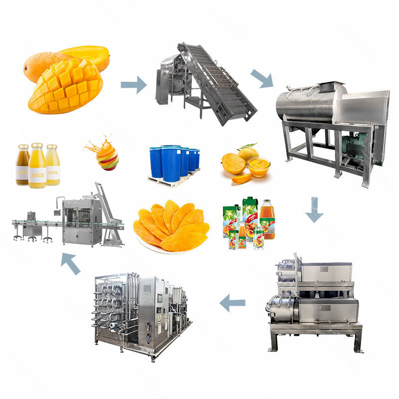Fabrication de purée de jus de confiture de mangue panama 1 tonne faisant la ligne de production d'usine de traitement de machine à panama en 2017