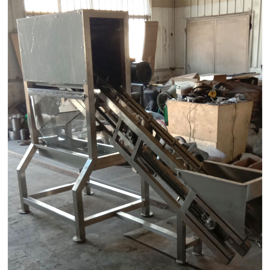 Cortadora de mitad de coco verde de acero inoxidable para cliente mexicano en junio de 2022