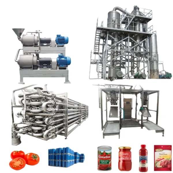 usine de traitement de pâte de tomate, machine de fabrication de pâte de tomate