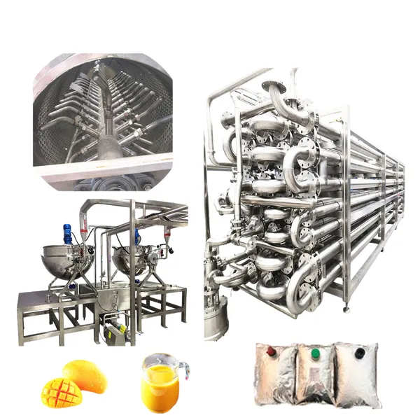 linha de processamento de purê de manga, máquina de fazer suco de manga