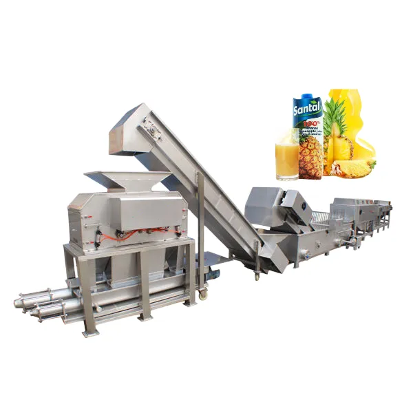 Linha de processamento de suco de abacaxi, máquina de enchimento de suco de abacaxi