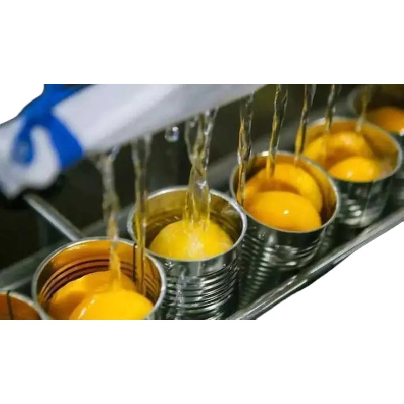 máquina de processamento de pêssego enlatado, linha de conservas de frutas