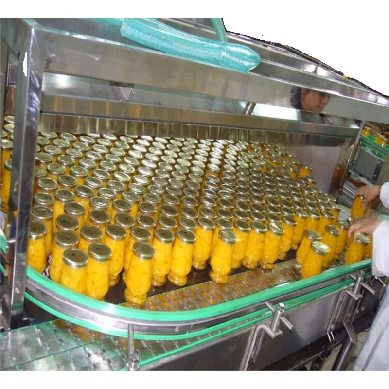 máquina de processamento de pêssego enlatado, linha de conservas de frutas