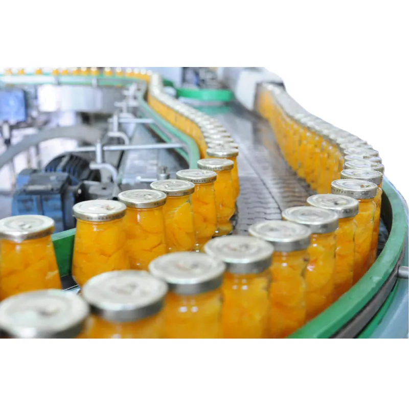 máquina de processamento de pêssego enlatado, linha de conservas de frutas