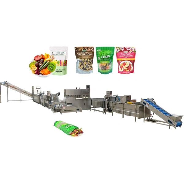 Dried fruit chips production line