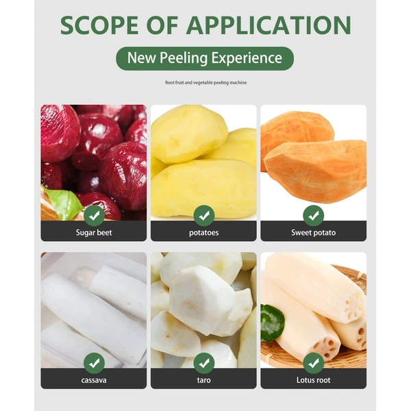 máquina de descascar batata, máquina de descascar faca, descascador de escova