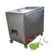 Máquina automática de descascador de banana verde, máquina de descascar banana