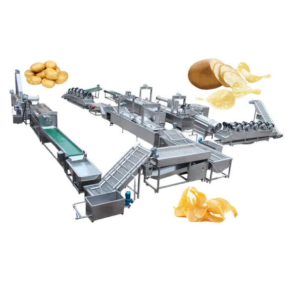 Potato chips processing machine