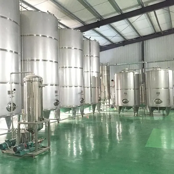 linha de produção de vinho de frutas, linha de produção de vinagre de frutas