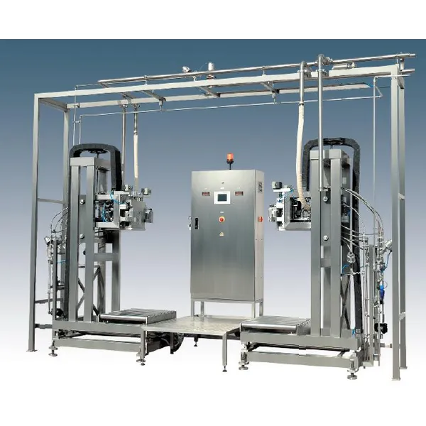 Aseptic bag in drum packing machine