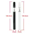  disposable e cigarette CBD pen 510 oil cartridge .5ml and 1 ml rechargeable thick oil vape pen with a USB charging port