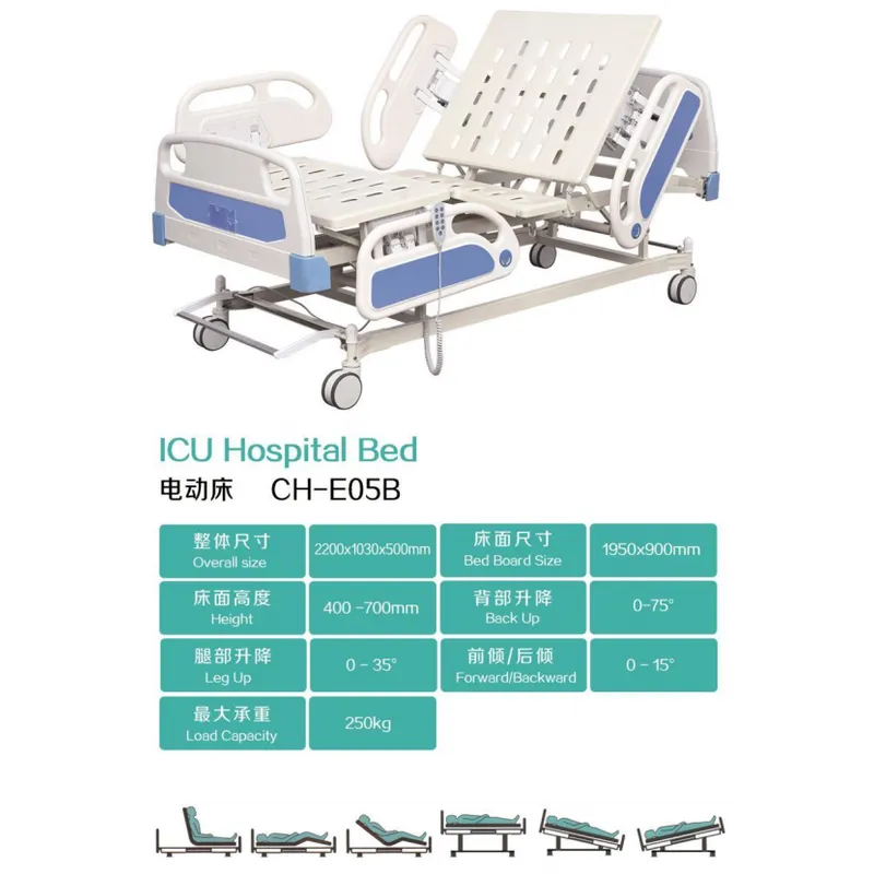 Five-Function Electric Hospital Bed Competitive Price