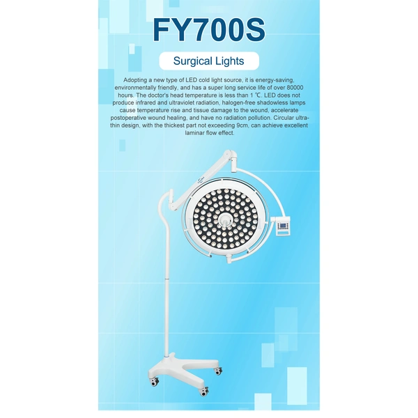 Portable Mobile LED Shadowless Light High Performance Electric Plastic