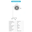 Portable Mobile LED Shadowless Light High Performance Electric Plastic