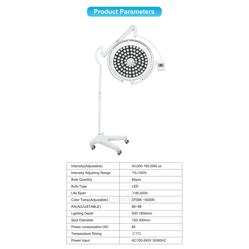 Portable Mobile LED Shadowless Light High Performance Electric Plastic