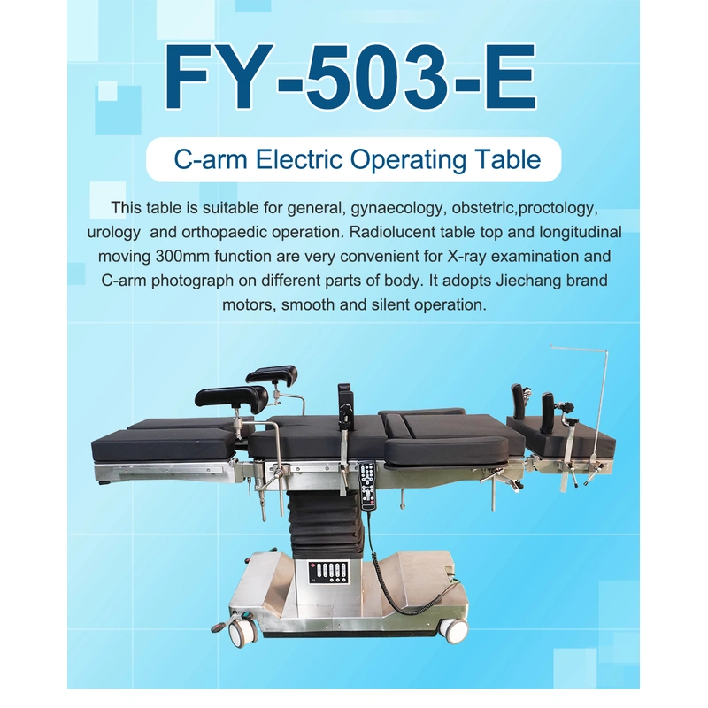 Manual Hydraulic Operating Table Electric Hospital Bed for Operating