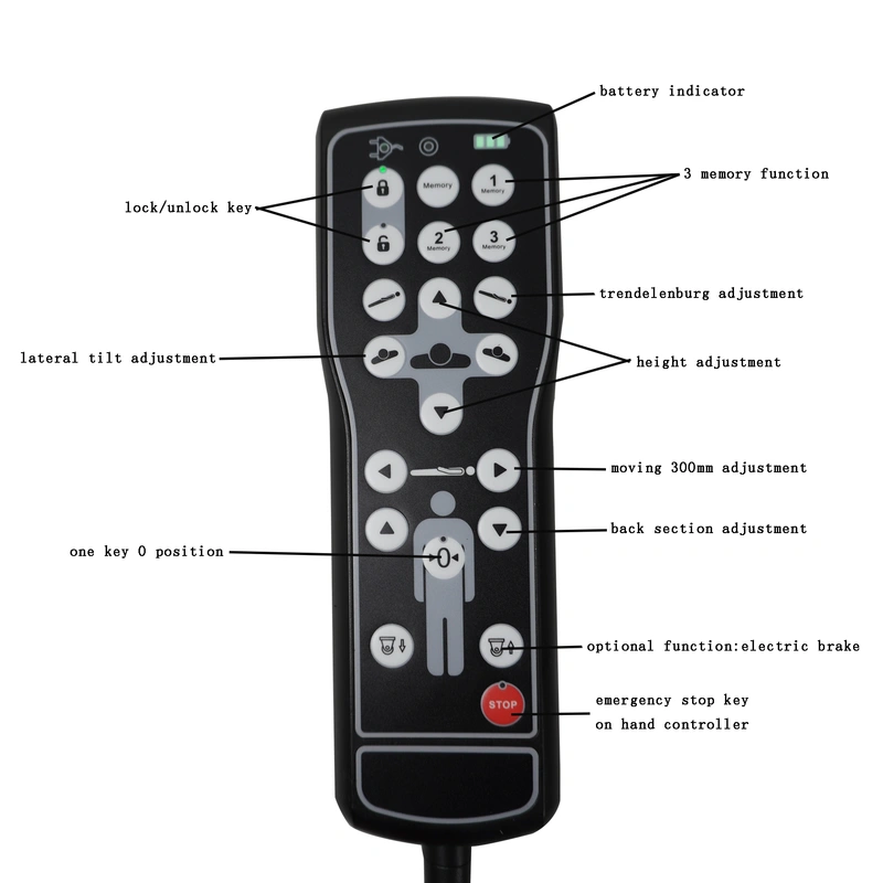 Manual Hydraulic Operating Table Electric Hospital Bed for Operating