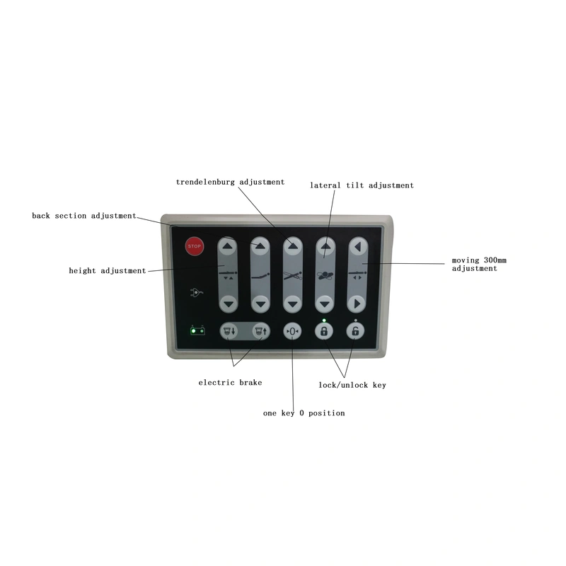 Manual Hydraulic Operating Table Electric Hospital Bed for Operating
