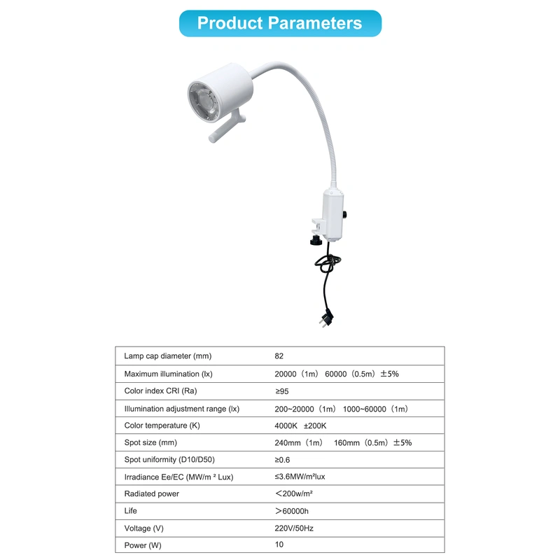 Clinic Medical Exam LED Lighting 50000lux Operating Room & Surgery
