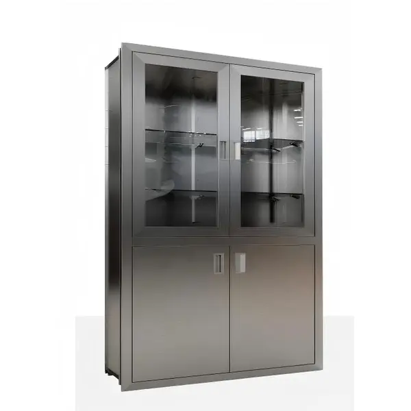 Upward movingdoor and downwardopening cabinet