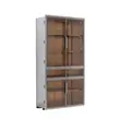 Two drawer cabinetswith upper andlower door openings