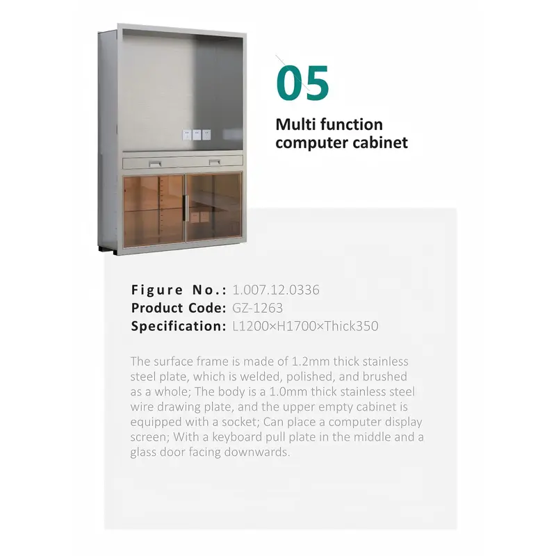 Multi function computer cabinet