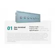 Gas terminal box